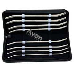 NEW PREMIUM GRADE 8 EA PRATT DILATOR SOUNDS SET SURGICAL MEDICAL INSTRUMENTS