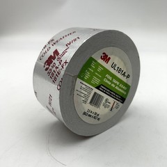 3M Aluminum Foil Tape 3340 2.5″ x 50 yd 4.0 mil Silver HVAC Sealing and Patching