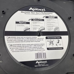 Avanti A1060X 10″ 60 Teeth Fine Finish Saw Blade Carbide Tipped BRAND NEW RETAIL