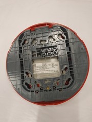 System Sensor PC2RL Fire Alarm Horn Strobe Ceiling Red No Mounting Plate
