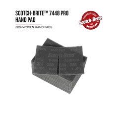 3M SB 7448 PRO Hand Pad 6 in x 9 in Hand Sanding Pad, Free Shipping, 3 bx
