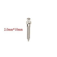 10Pcs Dental Orthodontic Titanium Micro Implant Mini Screws 1.4-2.0mm