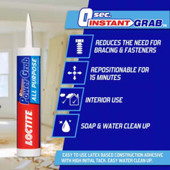 Loctite Power Grab All Purpose Instant Grab 9 oz