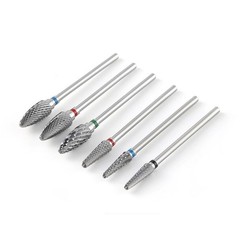 Dental Lab Tungsten Carbide Burs Cutter Low Speed Polishing Burr HP 2.35mm