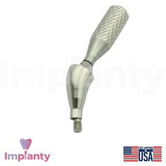 10x Megagen BlueDiamond Compatible Ø4.8mm Angled Multi Unit Prosthetic 30° NC