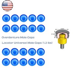 US Dental Locator Overdenture Abutment Retention Cap Male caps Inserts set
