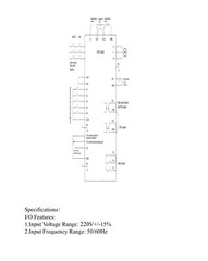 VFD 22 Kw 220V Single Phase to 380/480V 3 Phase 50/60 Hz Frequency 0-500