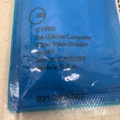 NEW Vintage 1980 Paper Mate Write Bros 10+ BLUE Ink Medium Ball Pens Ballpoint