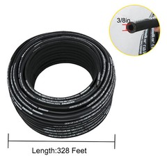 VEVOR Hydraulic Hose 3/8″ Hydraulic Oil Hoses 328 Feet Maximum Pressure 5000 PSI