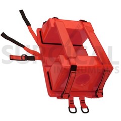Emergency Spine Board Reusable Head Immobilizer for Backboard W/Straps