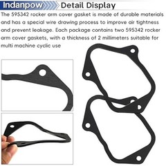 Cover Gasket Compatible with 595342, 84006588, 594088, Fit just right for a 21″