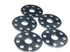 Titanium M6 FLAT DRILLED WASHER BLACK Colour WASHERS NO RUST 23 DIAMETER