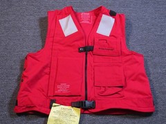 Stearns Life Preserver Vest Mark 1 Large US Navy NSN 4220-01-487-3619 Pockets