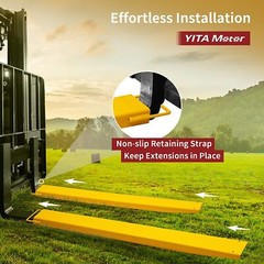 Pallet Fork Extension 60” 72” 84” 96” Pallet Extensions for Forklift Truck