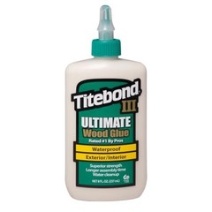 Wood Glue 8 Ounce Waterproof Exterior Interior Woodworking Repair Furniture