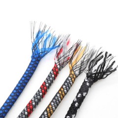 4/8/12MM Braided Soft PP Cotton Yarn + PET Expandable Sleeving Cable Wire Sheath
