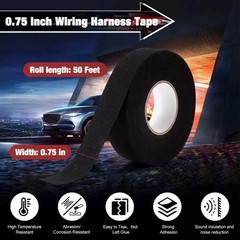 8 Rolls Cloth Tape Wire electrical wiring harness car auto suv truck 19mm*15m