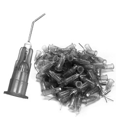 200Pkg 18 Gauge Dental Pre Bent Dispensing Needle Etch Tips – Blunt Disposable O