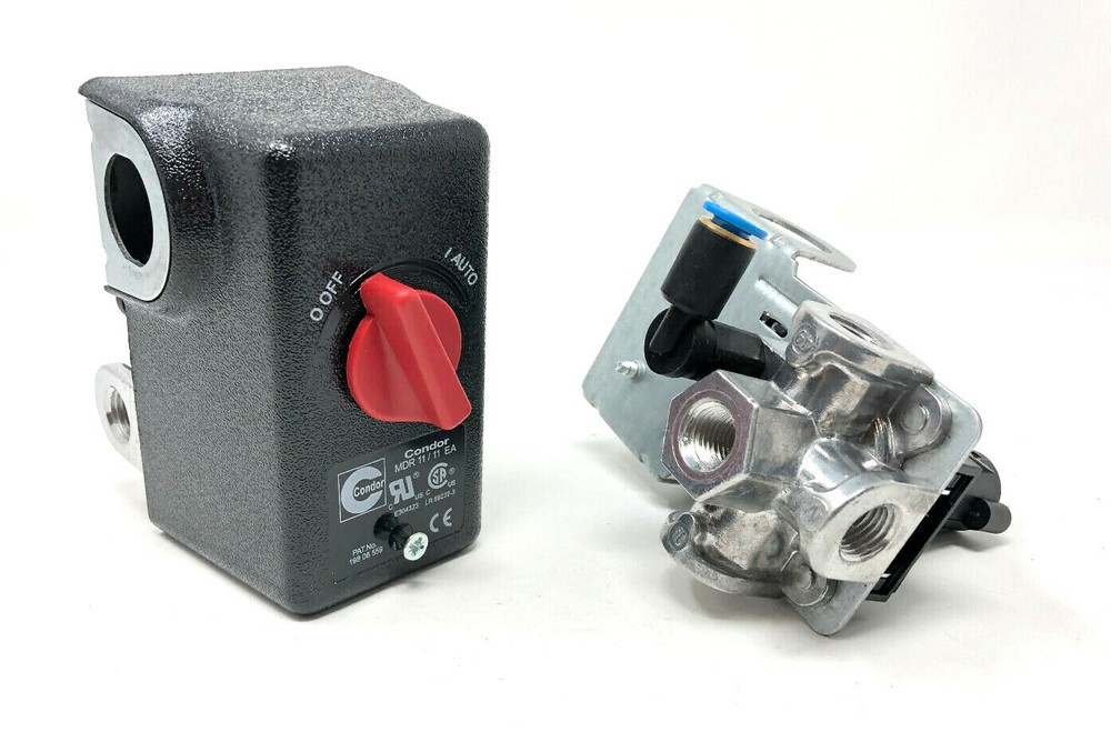 QUINCY PRESSURE SWITCH TWO STAGE AIR COMPRESSOR 145-175 PSI, 4 PORT, 26 AMP
