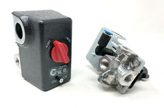 QUINCY PRESSURE SWITCH TWO STAGE AIR COMPRESSOR 145-175 PSI, 4 PORT, 26 AMP