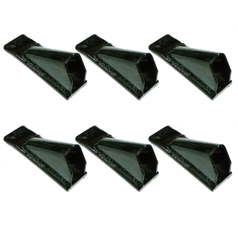 Six (6) Scarifier Tips Fits Ford New Holland Models