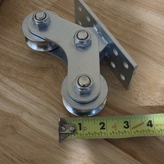 2″ Groove Wheel U-Shaped Sliding Gate Caster Heavy Duty for Sliding Gate