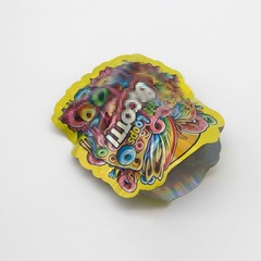 25 Sets Smell Proof Foil Mylar Bags Resealable 3.5g Zip Seal Pouch For Candy