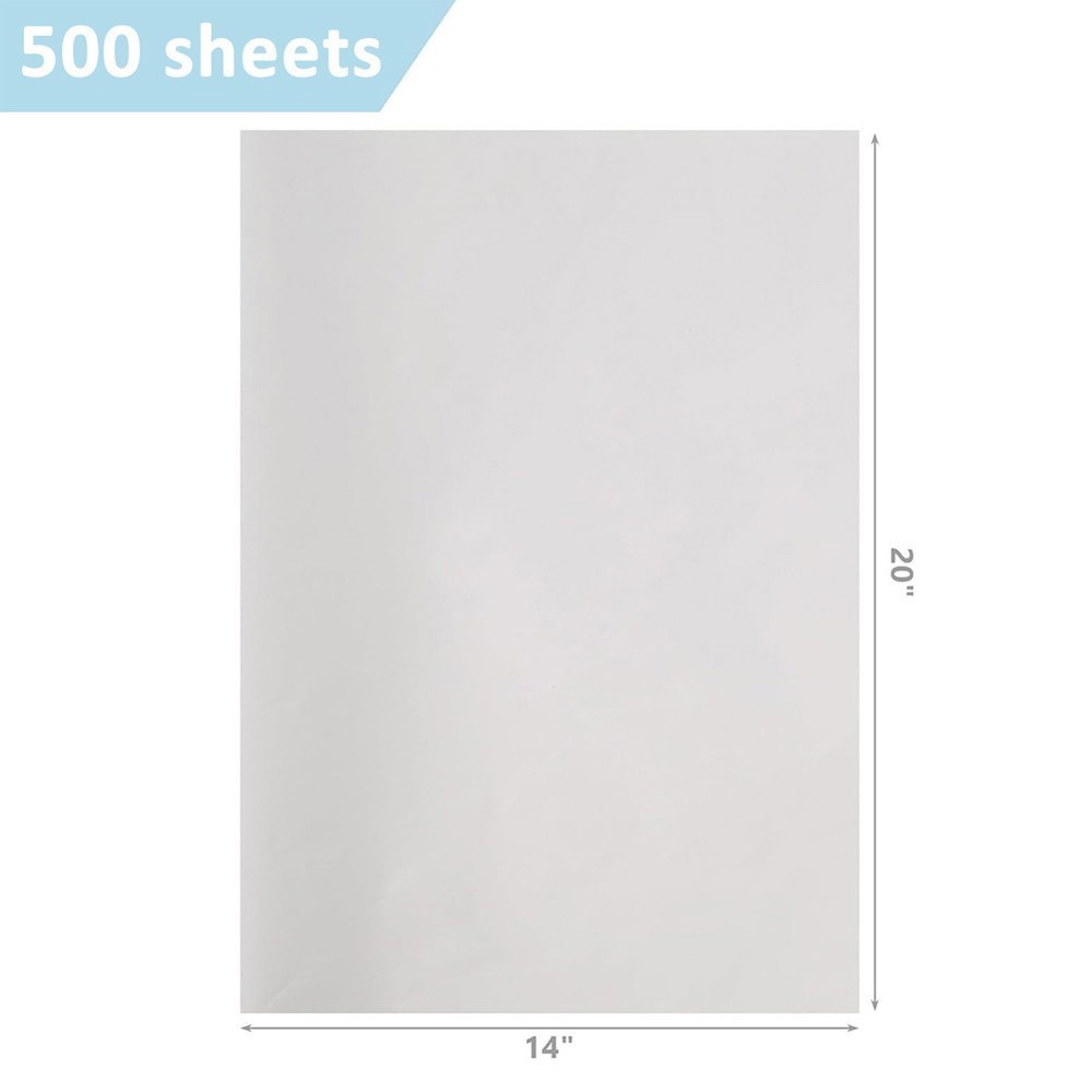 500 Sheets White Tissue Paper Bulk 14″x20″ 20″x30″ Acid-Free Wrapping Void Fill
