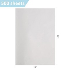 500 Sheets White Tissue Paper Bulk 14″x20″ 20″x30″ Acid-Free Wrapping Void Fill