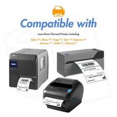 OfficeSmartLabels – 4″ x 6″ Direct Thermal Labels – Compatible with Zebra & R…