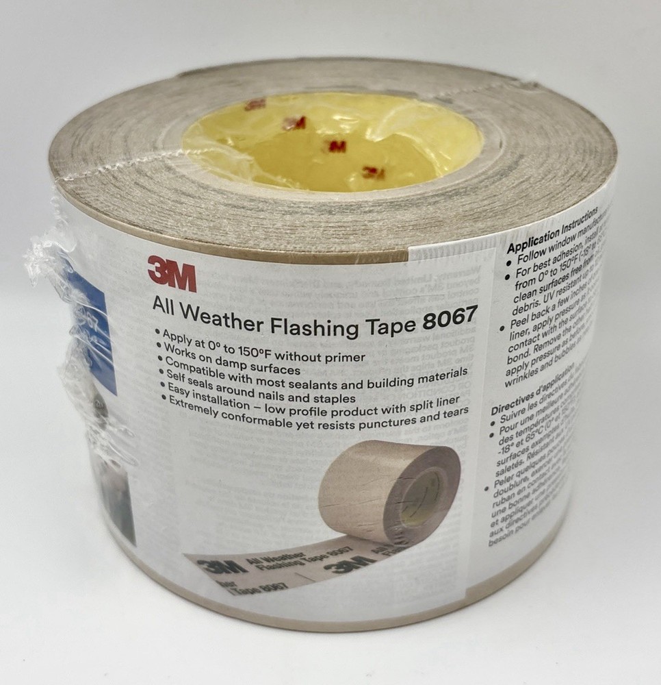 3M 8067 Brown All Weather Flashing Tape 4 W in.x75 L ft.