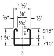 Genuine 5 Foot Length (60 Inches Long), Silver; Finish – Pre-galvanized Zinc