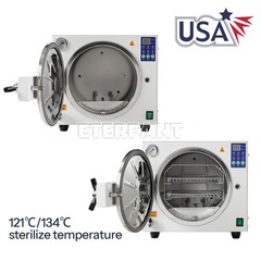18L Class N Dental Autoclave Steam Sterilizer High Temperature Sterilization US