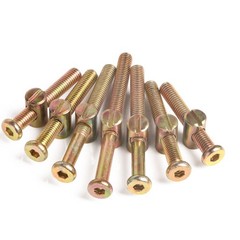 Crib Screws Hardware Replacement Kit -25 Set 25 sets, galvanized