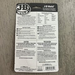 Two 1 Oz. Twin Tube Cold Weld Epoxy