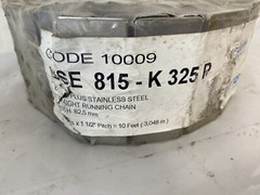 FLEXON SSE 815-K 325 P Stainless Steel Running Chain 82,5 mm 1 1/2” Pitch New