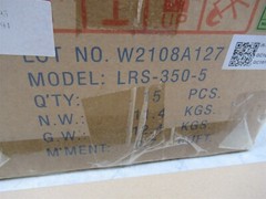Mean Well MW LRS-350-5 Power Supply Case of 15 New Units AC/DC 5V@60A 300W