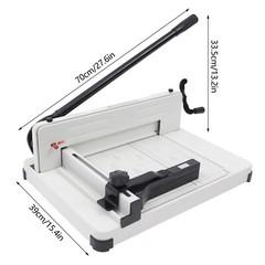 Professional Paper Trimmer Office Manual Guillotine A4 Papers Cutter Heavy Duty