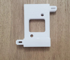 4 Inch Vinyl Siding Mount Bracket for 1 Gang Electrical Box 3D Printed