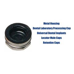US Dental Locator Overdenture Abutment & Caps Fits Nobel/Hiossen/Zimmer/MIS/TSV
