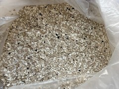 5 Lbs Tan, Beige, White and Black Chips/Flakes. 1/4 Size Epoxy Garage Floor