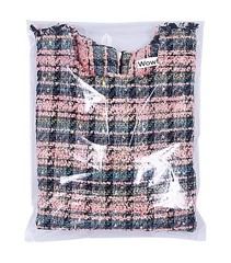 Wowfit 100 Count 12×16 Inch Clear Cellophane Plastic Bags Resealable Self