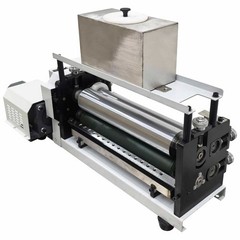 110V Automatic Double-sided Glue Coating Machine for Paper & Leather Soft Roller
