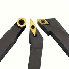 3pcs 12 mm External Indexable Lathe Turning Tool Holder + 3PCS Inserts Set