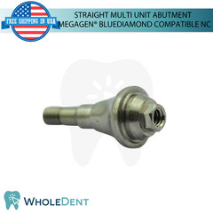5X Straight Multi Unit Prosthetic NC Compatible with Megagen® BlueDiamond