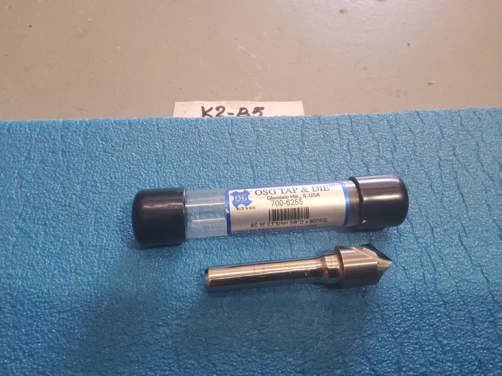 OSG 700-6255 90° 5/8 “X 3/8” SHANK CARBIDE COUNTERSINK 1F