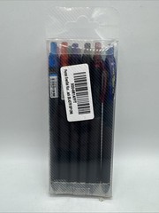 Pentel EnerGel Kuro Liquid Gel Pen, (0.7mm), Medium line, Assorted Ink, 12 Pack