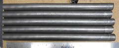 (5) pieces 12L14 SOLID Carbon Steel CF round stock 7/8″ (0.875) 12″ RND -cutoffs