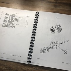 Set Massey Ferguson 1010 Standard Tractor Operators Manual Parts Catalog Owners