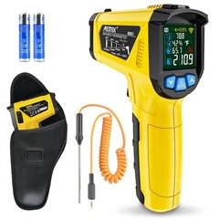 Infrared Thermometer Laser Temperature Gun, -58°F to 1472°F (-50~800°C), Non-…